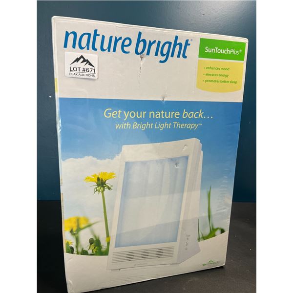 Lot of 1 Nature Bright SunTouchPlus Ion and Light Therapy Lamp - Enhances mood, Energy, and Sleep