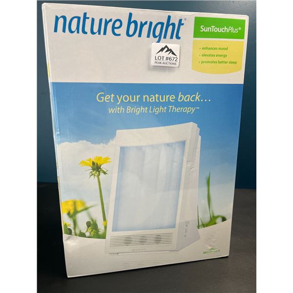 Lot of 1 Nature Bright SunTouchPlus Ion and Light Therapy Lamp - Enhances mood, Energy, and Sleep