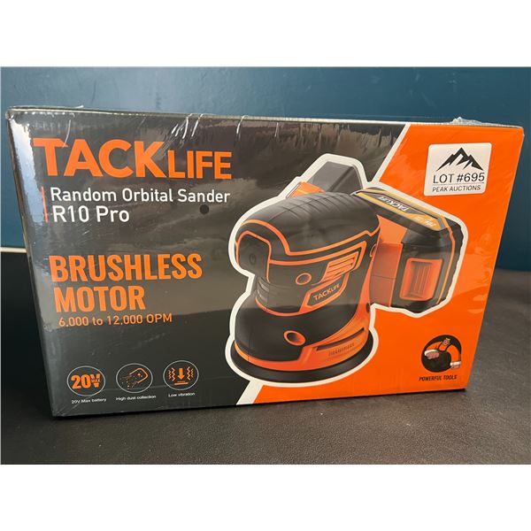 Lot of 1 TackLife R10 Pro Cordless 20V Random Orbital Sander w/ Brushless Motor