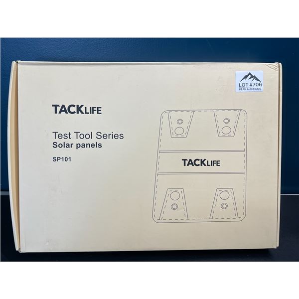Lot of 1 TackLife 18V/10W Solar Panel - Outdoor Battery Maintainer/Charger