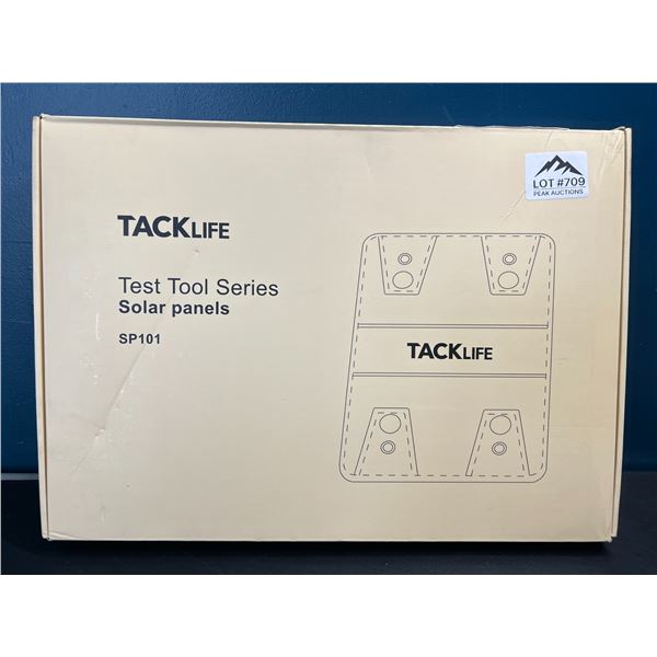 Lot of 1 TackLife 18V/10W Solar Panel - Outdoor Battery Maintainer/Charger