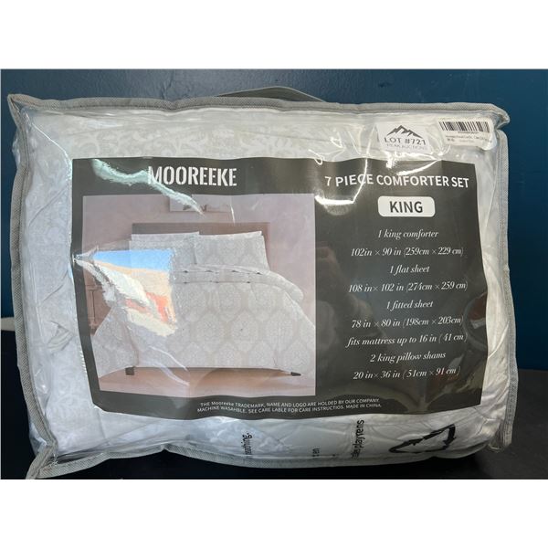 Lot of 1 King Size Comforter Set - 7PCS