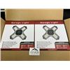 Image 1 : Lot of 2 LED Garage Lights - 2pack - 120W - 12000 Lumens