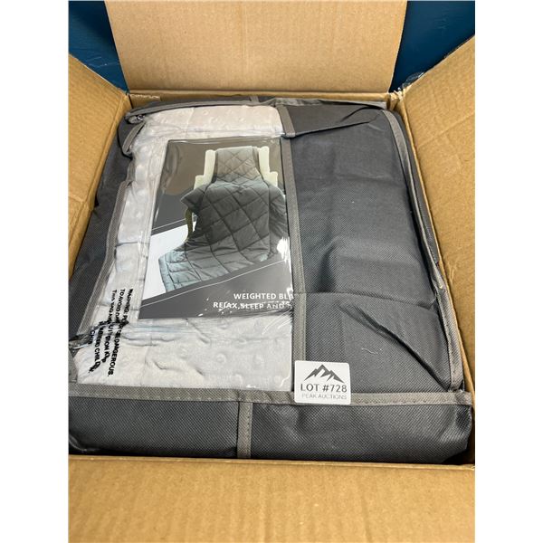 Lot of 1 Weighted Blanket for Adults - Grey