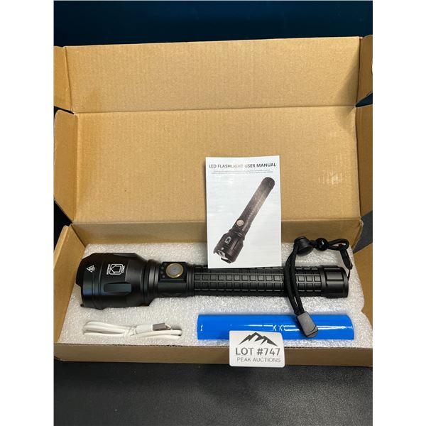 Lot of 1 Heavy Duty LED Tactical Rechargeable Flashlight