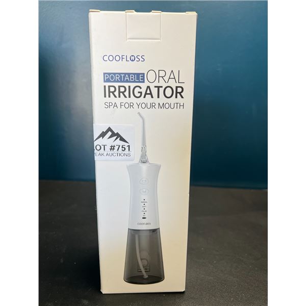 Lot of 1 Portable Cordless Oral Irrigator/Water Flosser