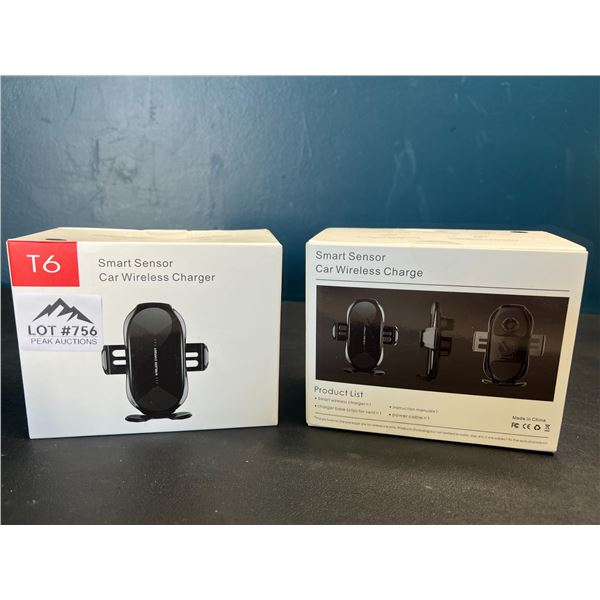 Lot of 2 Smart Wireless Car Chargers