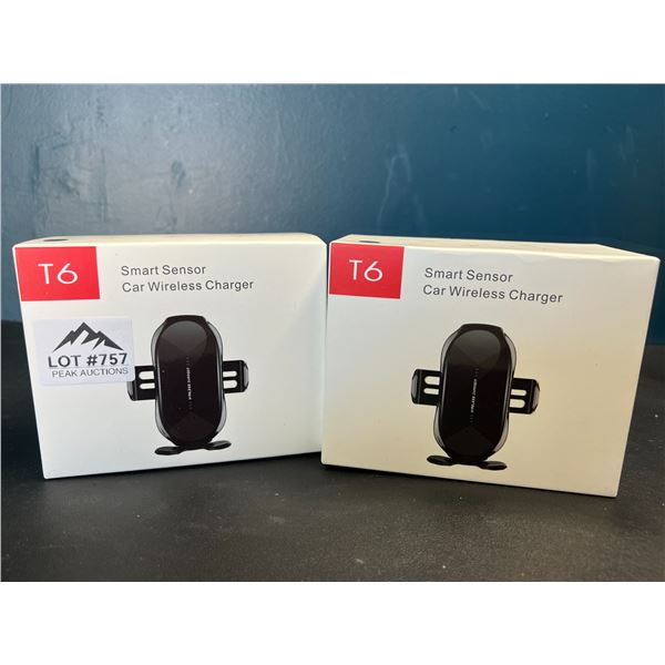 Lot of 2 Smart Wireless Car Chargers