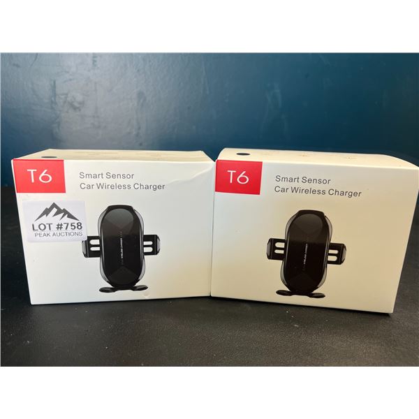 Lot of 2 Smart Wireless Car Chargers
