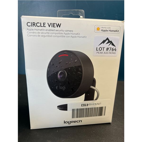 Lot of 1 Logitech Circle View Apple HomeKit Enabled Security Camera