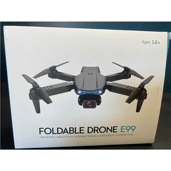 Lot of 1 Foldable Drone E99 w/ HD Camera