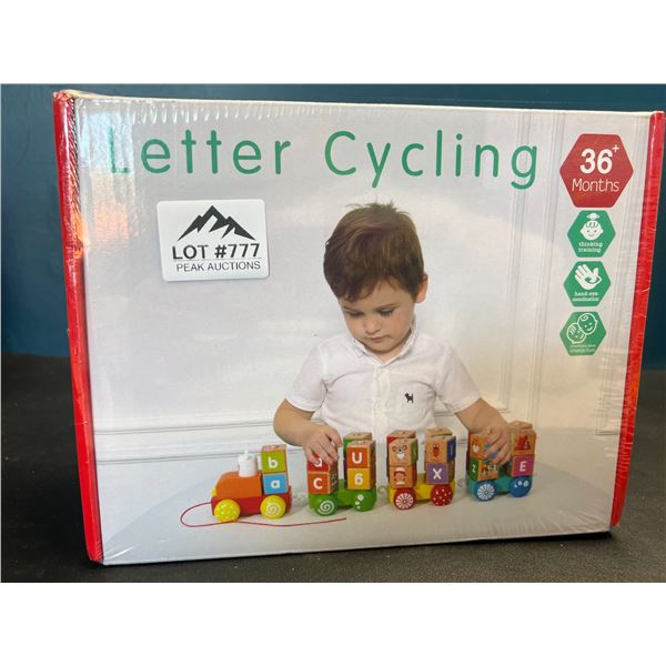 Lot of 1 Letter Block Toy/Train Set