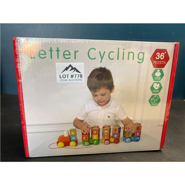 Lot of 1 Letter Block Toy/Train Set