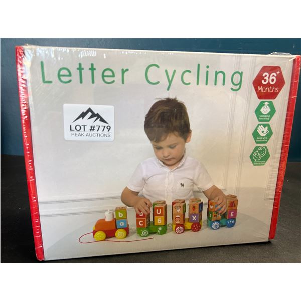 Lot of 1 Letter Block Toy/Train Set