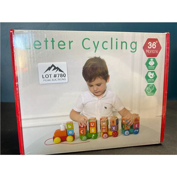 Lot of 1 Letter Block Toy/Train Set