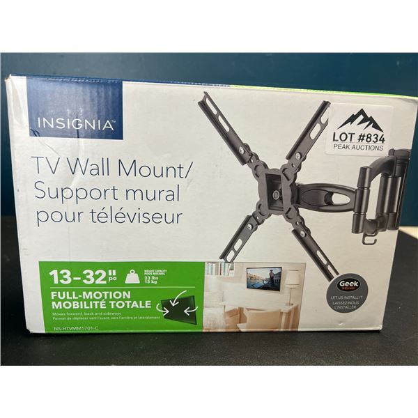 Lot of 1 TV Wall Mount - For 13-32" TV's