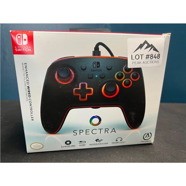 Lot of 1 Spectra Enhanced Wired Controller for Nintendo Switch