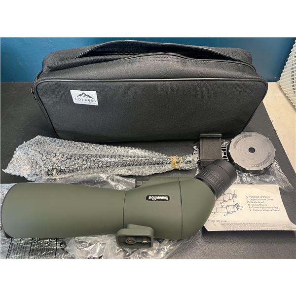 Lot of 1 Solomark Spotting Scope - 20-60x60
