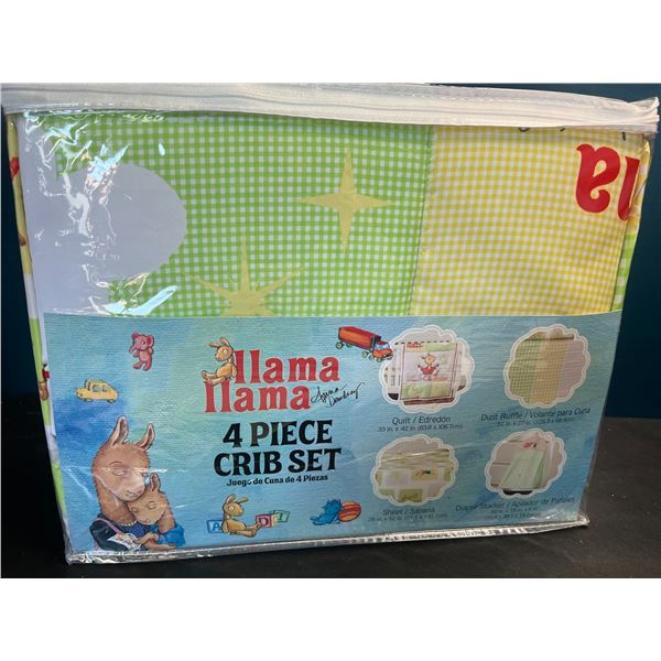 Lot of 1 Llama Llama 4PC Baby Crib Set