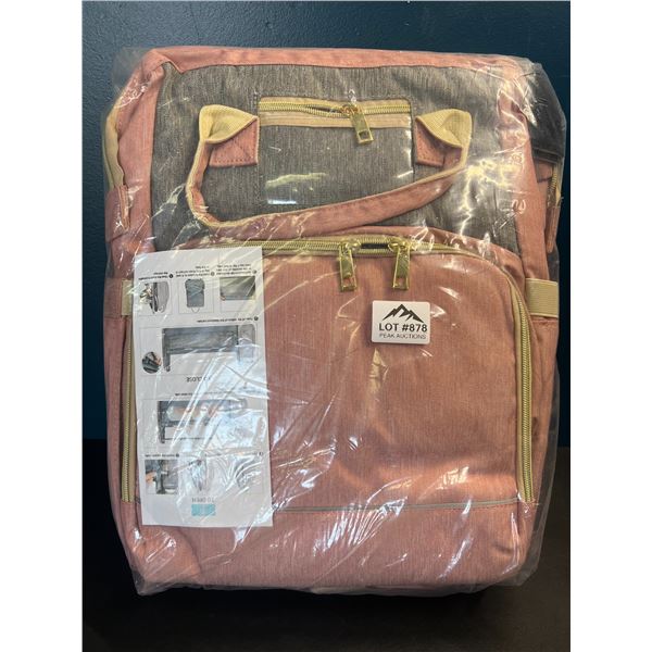 Lot of 1 Diaper Bag Backpack - Pink