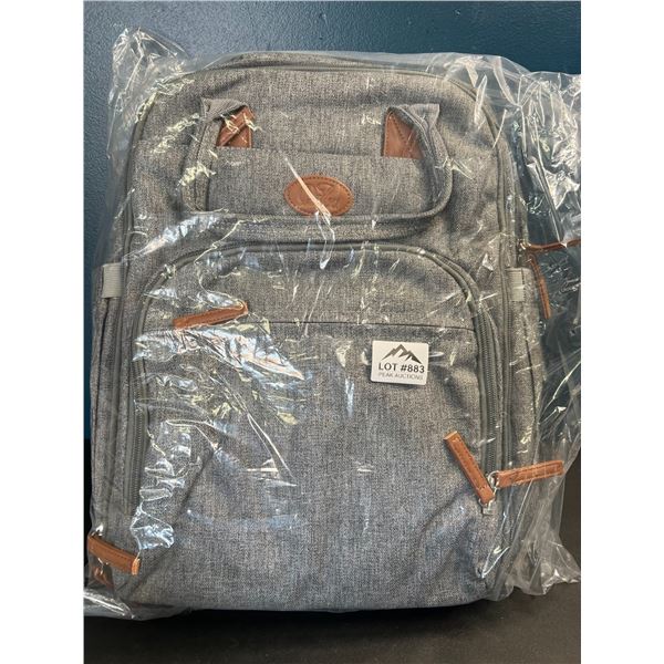 Lot of 1 Diaper Bag Backpack - Grey