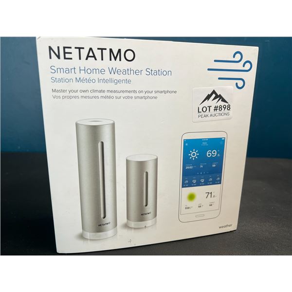 Lot of 1 Netatmo Smart Home Weather Station - *Used