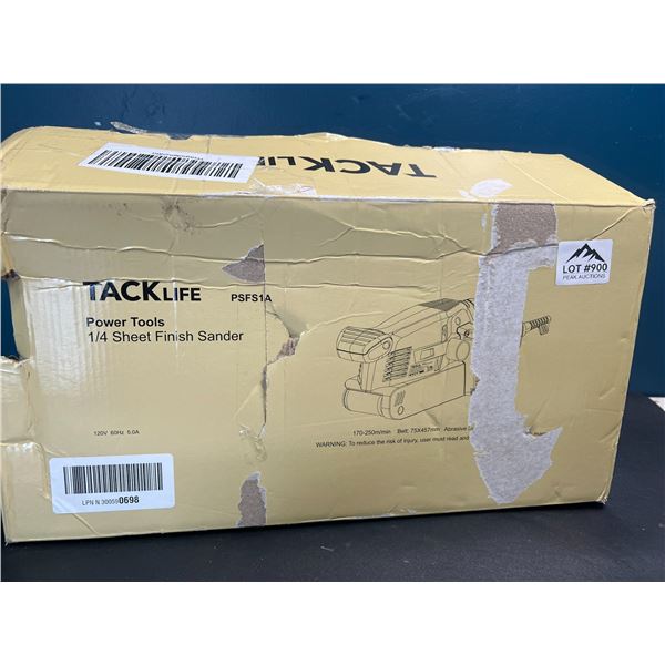 Lot of 1 Tacklife Power Tools 1/4 Sheet Finish Sander - *Used