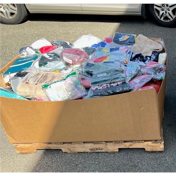 Lot of 1 Assorted Clothing PALLET - FULL of Brand New Amazon Clothing! - (Approx 3FT Tall)