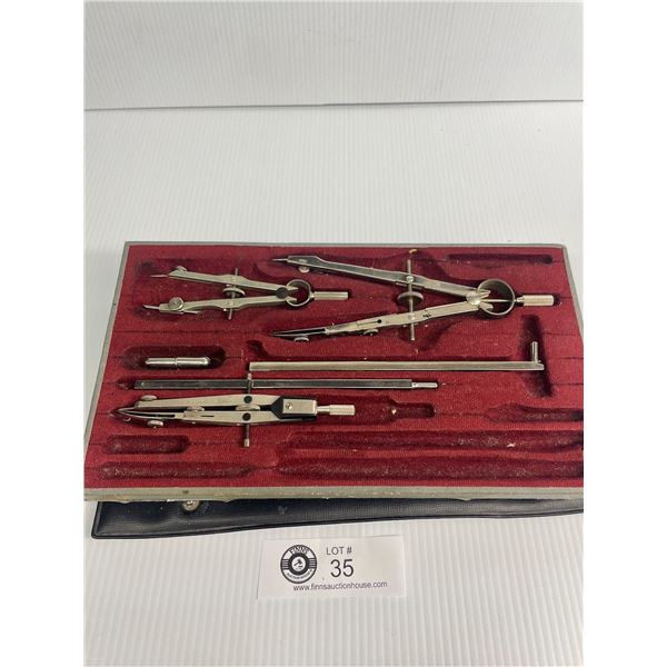 Vintage Staedtler Jaguar Drafting Set - Made In Germany