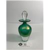 Image 1 : Signed Arte Vargas Blown Glass Perfume Bottle w/Glass Stopper