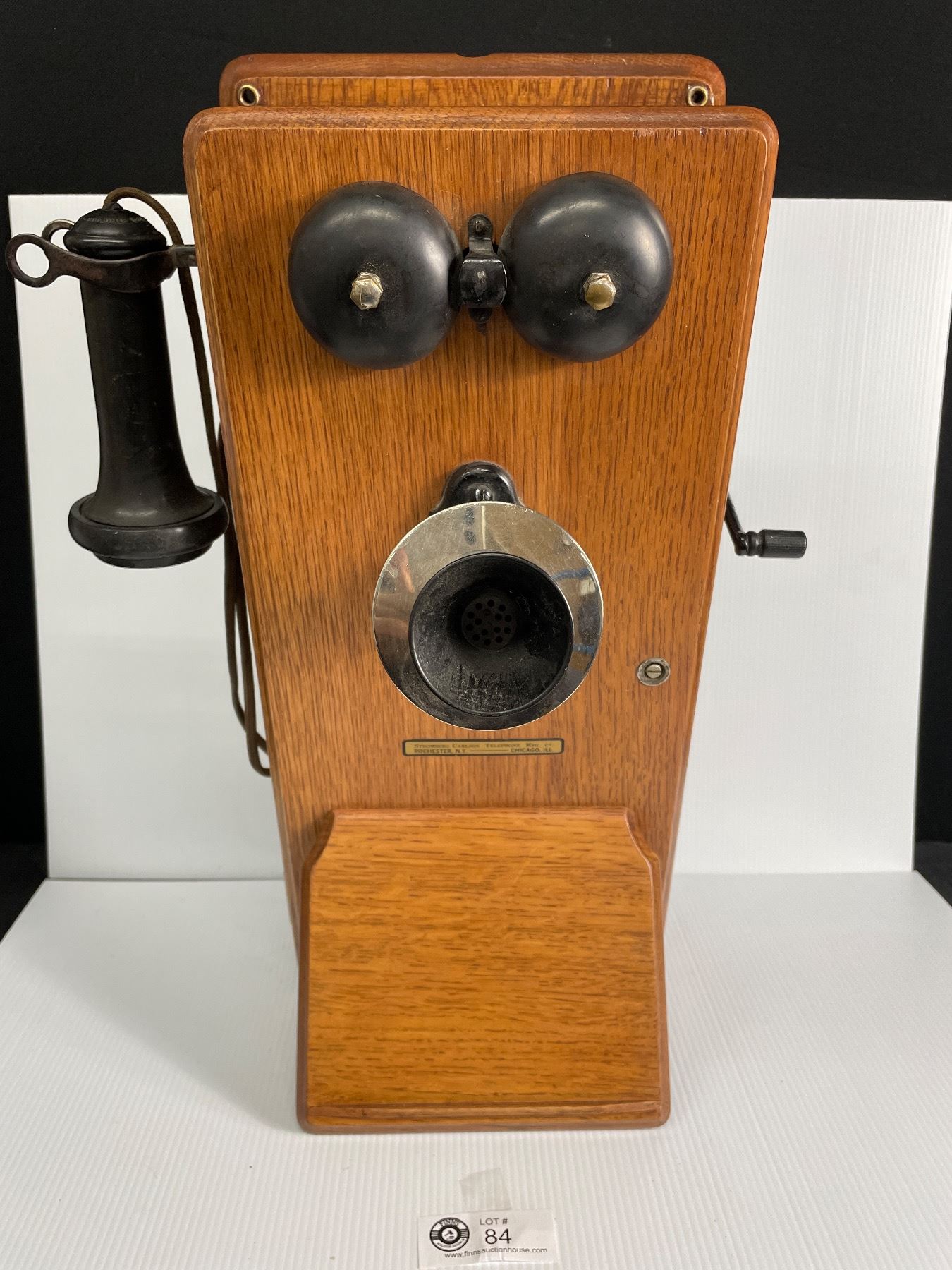 Vintage Stromberg Carlson Wood Wallphone
