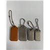 Image 2 : 4 Authentic Coach Hang Tags- Assorted Colours