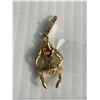 Image 2 : 10K Yellow Gold Naughty Monkey Pendant (tested) 1 1/4" Incl. Bale. 1.84 Grams