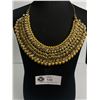 Image 1 : Wide Vintage Collar Necklace w/ Rhinestones