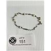 Image 1 : Dainty 925 Sterling Silver w/Genuine Pearls Bracelet