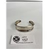 Image 1 : Gorgeous Wide Sterling Silver Tested Cuff Bangle