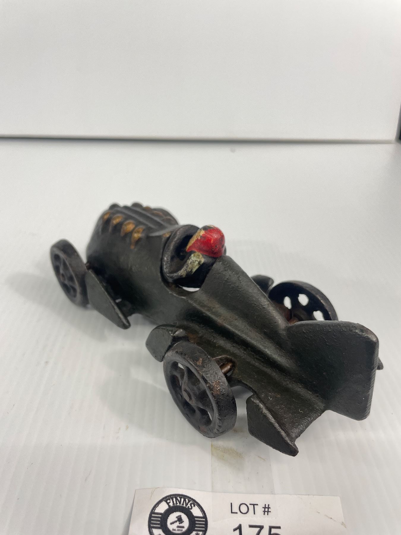 Vintage Hubley Cast Iron Race Car