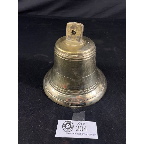 Vintage Brass Bell. Approx. 5 1/2  Tall x 5  Diameter