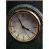 Image 3 : Beautiful Green Marble, Birks Mantel Clock w/Quartz Movement. Perfect Working