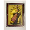 Image 1 : Lovely Stained Glass Hummel Painting Signed Hummel