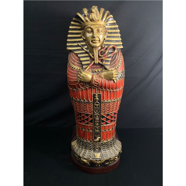 Egyptian Cupboard w/Shelves CD Holder . Approx. 24" High