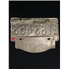 Image 2 : 1988 Maine Tin License Plate w/ Fire Dept Tag Attached