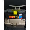 Image 2 : Lot Of 5 Misc Tool/Tackle Boxes