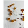 Image 2 : Lot of Beautiful Amber Beads for Jewelry Making, Restringing, Crafts Etc