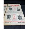 Image 2 : 2 1936 Ford Brake Cardboard Ads. Approx. 13 1/2" x 21 1/2"