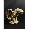 Image 2 : Beautiful Windstone Editions Gargoyle Pig Sculpture & Smaller Gargoyle Panther. No Chips Or Cracks