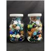 Image 1 : 2 Jars Of Vintage Marbles