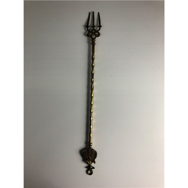 1930's Brass Toasting Fork