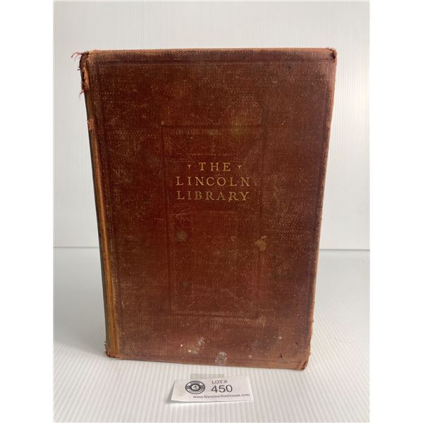 1st Edition 1924 Lincoln Library Book