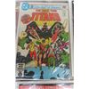 Image 8 : 21 Assorted Comic Books - All #1 Issues - New Teen Titans , Silver Surfer, Dazzler,